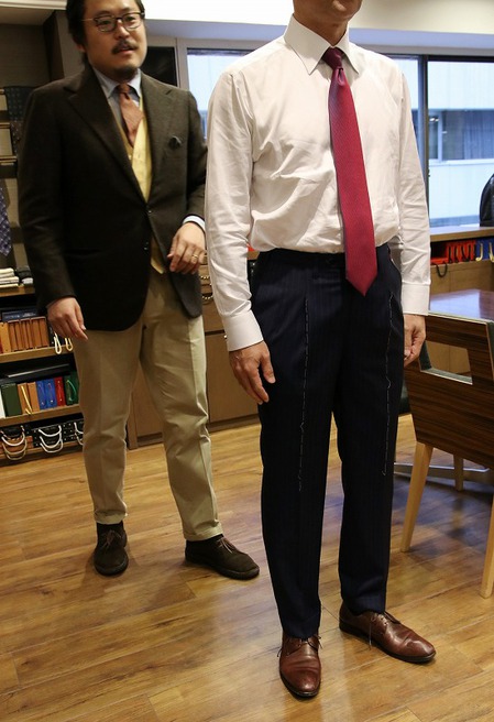 HAND MADE JACKET+尾作隼人氏のBESPOKE PANTS HAND MADE JACKET+尾作隼人氏のBESPOKE PANTS